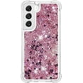 thumbnail image 2 of Slim Fit Phone Case for Samsung Galaxy S23 (Not fit S23 Plus), Glitter Liquid Quicksand Effect Silicone Soft TPU Case with Camera Lens and Screen Protection for Galaxy S23,LSWT Diamond Rose, 2 of 6