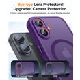 thumbnail image 3 of Funda magnética CANSHN para iPhone 16 Plus, color morado oscuro, 3 of 6