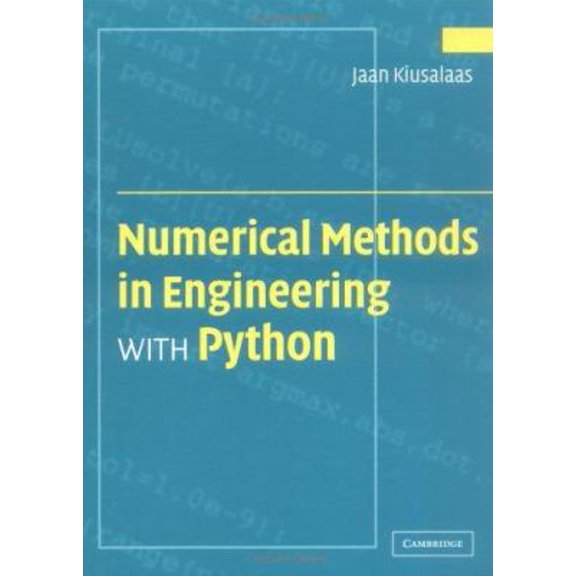 Pre-Owned Numerical Methods in Engineering with Python (Hardcover) 0521852870 9780521852876