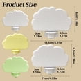 thumbnail image 3 of Cloud Shaped Parrot Perch Stand Washable Grinding Platform Natural Material Bird Perch with Screw Lock for Cage Nail Care Accessories, L, Light Green, 3 of 9