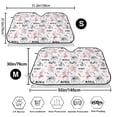 thumbnail image 3 of Haiem Cute Magic Bunny Car Windshield Sun Shade - Blocks UV Rays Sun Visor Protector, Sunshade to Keep Your Vehicle Cool, Universal Fit SUV Van Sedan-, 3 of 7