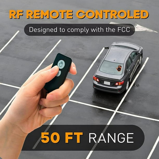 Funny Car Finger Light With Remote, Road Rage Signs Middle Finger Gesture  Light 