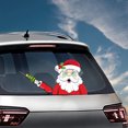 thumbnail image 3 of Riwesomey Etiqueta engomada del limpiaparabrisas de la ventana trasera del coche de Papá Noel estilo de coche de Navidad divertido brazo que agita las Automoción decorativa y accesorios No.08 Riwesomey VI1434-08B, 3 of 6