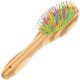 thumbnail image 2 of EeaseMX Peine de limpieza para mascotas con arcoíris colorido, peine con pasadores ondulados y mango de madera para perros y cachorros., 2 of 7