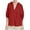 Red, variant on Lmnyox Solid Fashion Hoodies for Women Lightweight Long Sleeve V Neck Drawstring Sweatshirts Casual Athletic Pullover