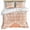 Orange, variant on 3 Piece Boho Abstract Sun Duvet Cover Set California King,Microfiber Comforter/Quilt Cover with Corner Ties and 2 Pillowcases,Modern Beige Sun Light Lines All Season Soft Bedding with Zipper Closure