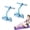 Blue*2, variant on Elastic Sit up Pull Rope, Pedal Resistance Bands with Handles Upgrade 6-Tubes Multifunction Tension Rope Foot Pedal Resistance Band At Home Workout Equipment for Abdomen, Waist, Arm, Leg