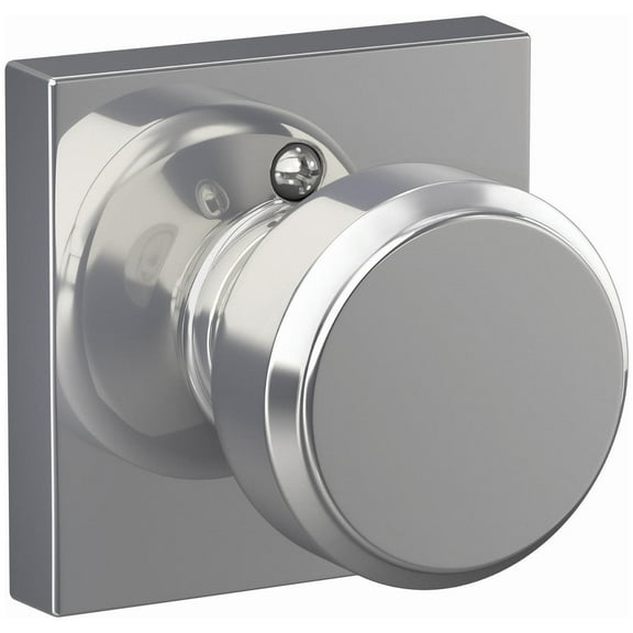 Schlage F170-Bwe-Col Bowery Non-Turning One-Sided Dummy Door Knob - Chrome