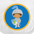 thumbnail image 4 of Inktastic Knight Fairytale Kids Boys Baby Bib, 4 of 4