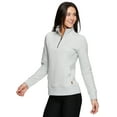 thumbnail image 3 of Avalanche Women's 1/4 Zip Soft Quilted Pullover Sweatshirt With Pocket, 3 of 5