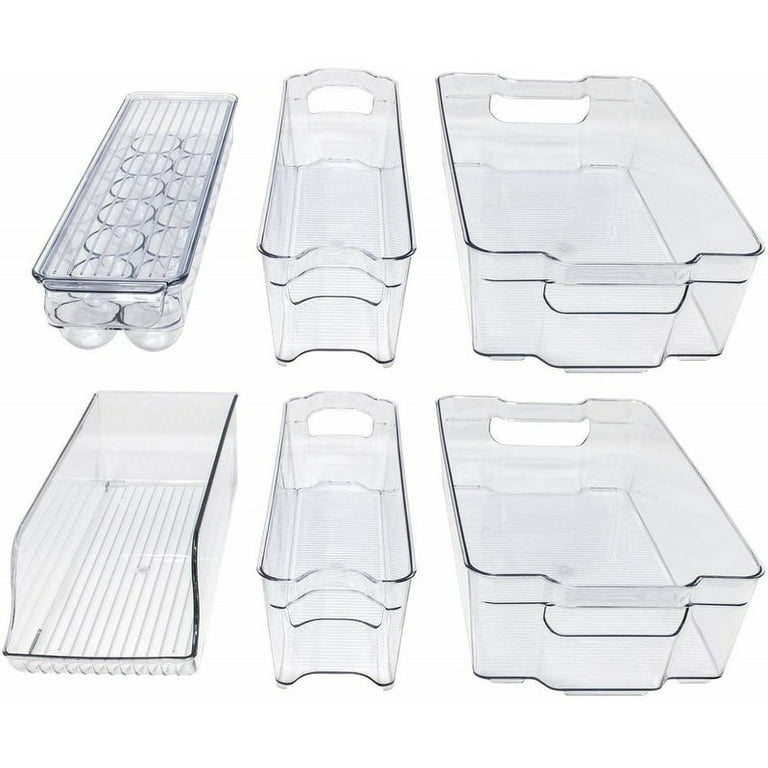 Storagemaid Refrigerator Organizer Bins - Stackable Storage Containers