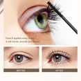 thumbnail image 5 of 2-in-1Black Tiny Brush Mascara, Waterproof Mascara for Fine Short Eyelash and lower eyelash, Black Mascara with Ultra Fine Brush, Thickening, No clumping, For Dramatic Lash Definition Black 3.5g, 5 of 6