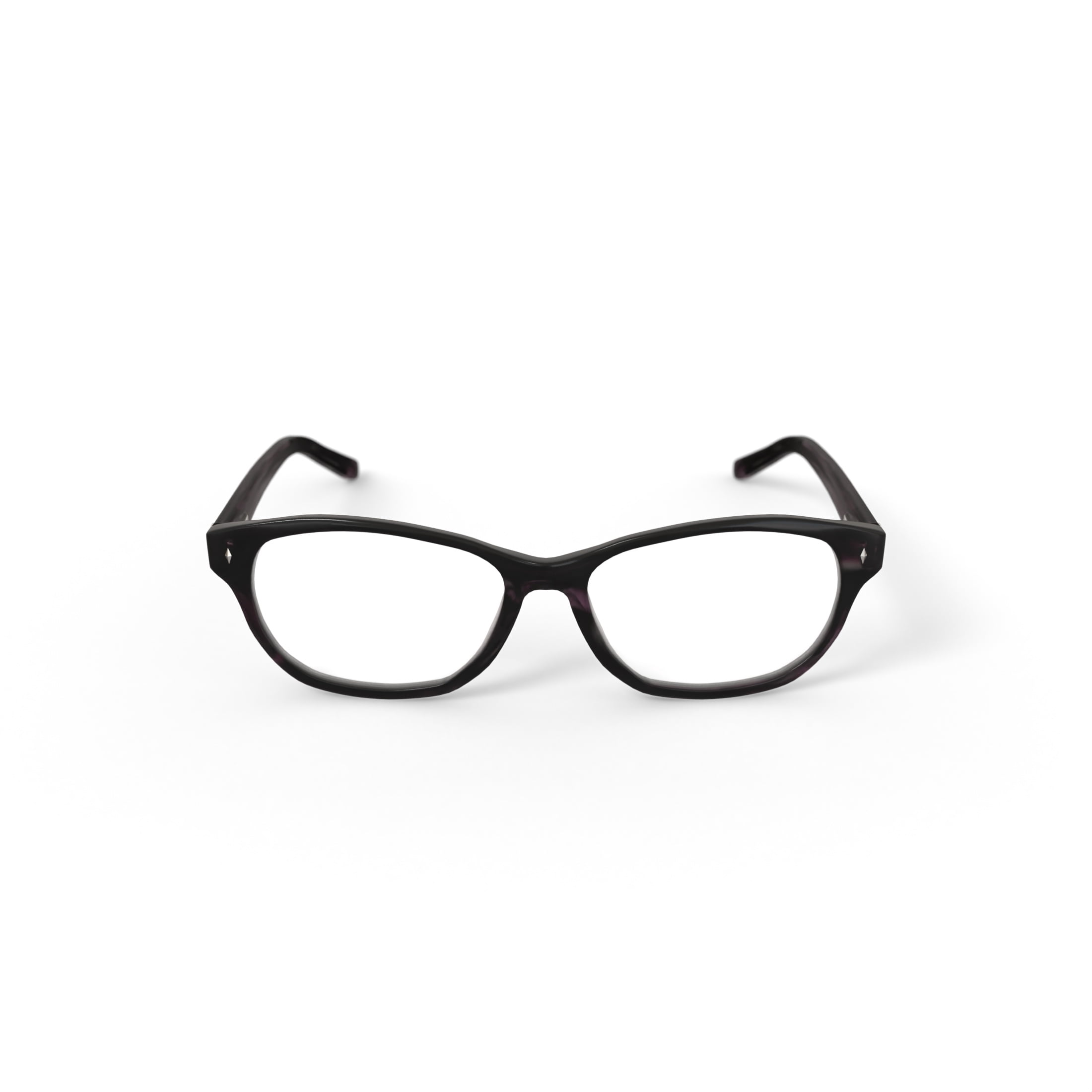 Walmart Women's FM13048 Rectangular Prescription Eyeglasses with Case, Purple