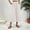White, variant on Wide Leg Dress Pants Loose Fit Culottes Womens Summer Casual and Fashionable Loose Straight Leg Elastic Waist Lace and Lace Pants Black 2X
