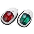 thumbnail image 3 of Lampe de Navigation LED, Lumière Latérale LED Universelle IP66 Grade de Protection 1 Paire / Ensemble pour Yachts Blanc, 3 of 8