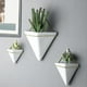 thumbnail image 2 of Macetero de pared Hangerspace Holder Cerámica Moderna Contenedores Maceta Cactus Mediano Blanco S, 2 of 8