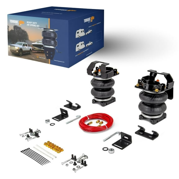 TORQUE Airbag Air Bag Suspension Kit for 2012-2025 Chevrolet Chevy Silverado 2500 3500 HD and GMC Sierra 2500 3500 HD(Cab-Chassis only)2WD 4WD 7,500lbs (Replaces Firestone Ride Rite 2715)(TR75715AS)