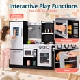 thumbnail image 6 of Patiojoy Wooden Kitchen Cooking Toy Chef's Pretend Play Set for Kids, 6 of 10