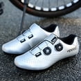 thumbnail image 1 of QJUHUNG High-Performance Men‘s Cycling Shoes - SPD Cleats Compatible  Anti-Slip  Durable for Outdoor Road Cycling Racing with Breathable Mesh Upper and Stiff Sole, 1 of 6