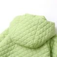thumbnail image 5 of Wdgfv Girls' Jacket with Pockets Girls Winter Coat Quilted Hooded Jacket Lightweight Warm Outerwear Soft Windproof Jacket For Toddler Green 7-8 Years, 5 of 8