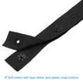 thumbnail image 4 of 5 Yard Snap Button Tape for Sewing Cotton Snap Button Trim Fastener Buckles Tape for Clothes Fabric DIY, Black, 4 of 7