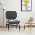 thumbnail image 2 of Costway Fauteuil d'Appoint Rembourré 1 Pce avec Rembourrage en Mousse, Patins de Pieds Ajustables et Cadre en Métal, 2 of 9