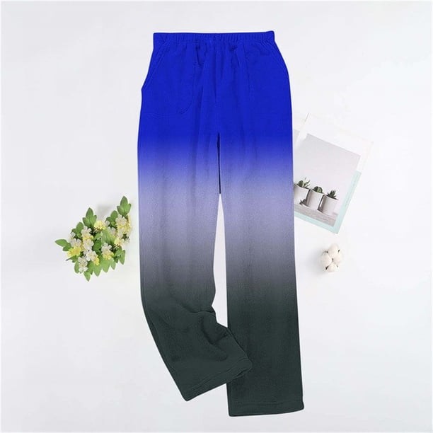 Puyaiuu Women's Pajama Pants With Pockets Flannel Pajama All kinds of Print Comfy Lounge Pant Fuzzy Sleep Bottoms with Pockets Gift