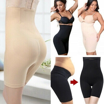SHAPERMINT High Waisted Body Shaper Shorts Shapewear for Women Tummy Control  Thi