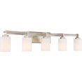 thumbnail image 3 of Quoizel Taylor 5 Light Vanity Light in Antique Nickel, 3 of 5