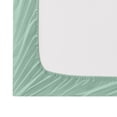 thumbnail image 5 of Modern Threads 4-Piece Crochet Lace Hem Seafoam Green Microfiber Bed Sheet Set, Queen, 5 of 17