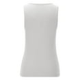 thumbnail image 6 of Posijego Women's Ribbed Tank Tops V Neck Sleeveless Basic Tank Tees Summer Casual Undershirts for Women, 6 of 7