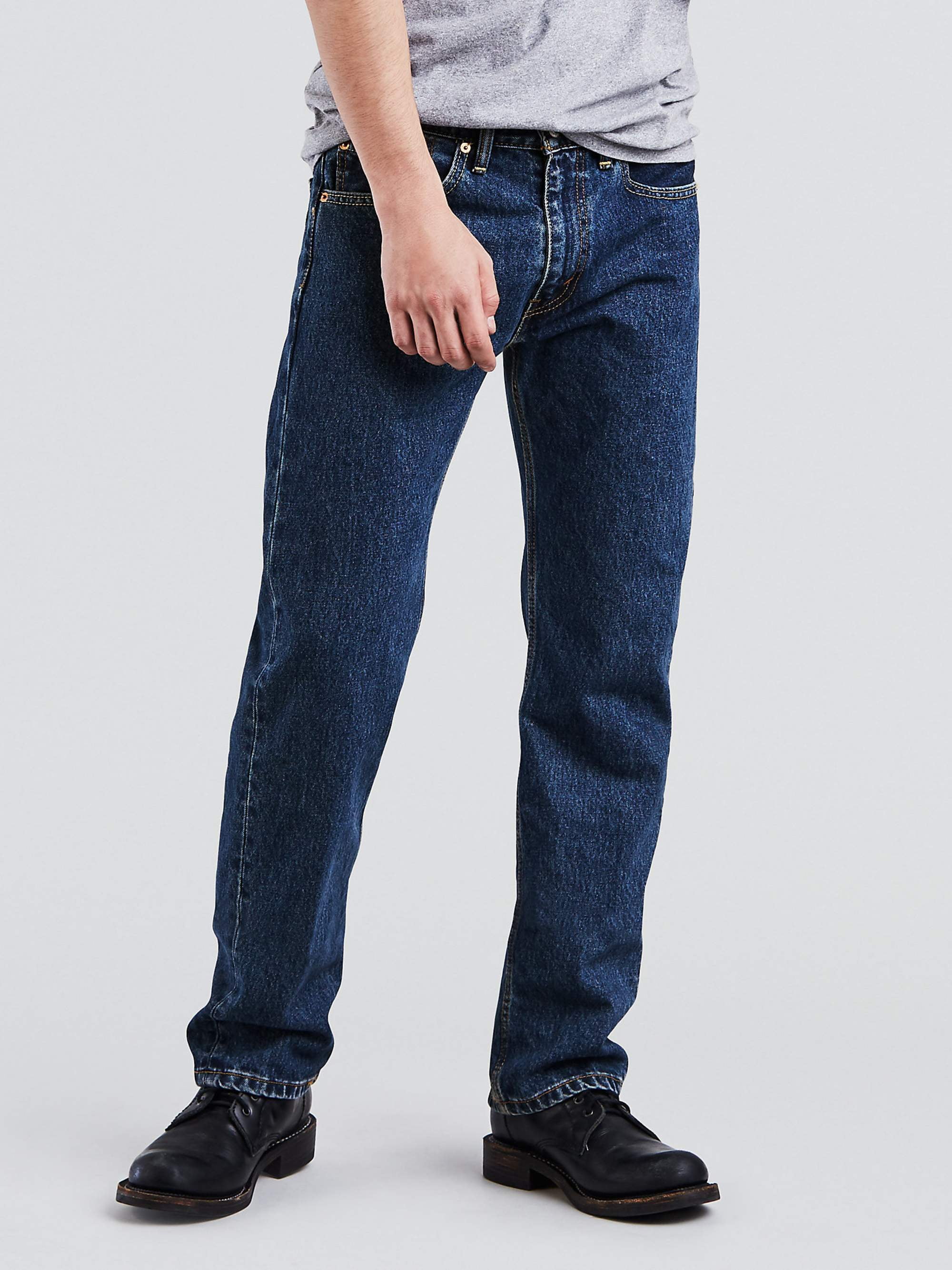 levi's 505 blue jeans