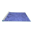 thumbnail image 2 of Ahgly Company Machine Washable Indoor Rectangle Persian Blue Traditional Area Rugs, 2' x 4', 2 of 4
