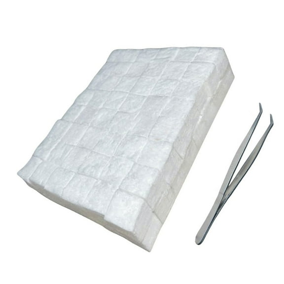 lanema 96Pcs Carbon Felt Wick Ceramic Wool Wick Ceramic Fiber Insulation Cotton Cores