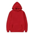thumbnail image 4 of LUOGENLI Hoodies for Girls 10-12 Preppy Girl's Hoodie Long Sleeve Soft Sweatshirt Graphic Hoody Kids Cute Pullovers Top Clothes for Girls Girls Sweatshirts Size 10-12 No Hood Red 4-5 Years, 4 of 5
