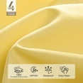 thumbnail image 5 of Yescom 13FT Large Outdoor Patio Umbrella UV30+ Wood 8 Rib Pole for Table Beach Yard Garden Wedding Deck Cafe Pool yellow, 5 of 9
