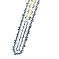 thumbnail image 1 of TONCHEAN Chainsaw Guide Bar and Chain, 2-Pack 3/8" LP 42-Link Low-Kickback Chainsaw Chain (10 Inch), 21-Section Blade, 1 of 1