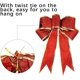 thumbnail image 2 of Lazo de cinta, decoración navideña, decoración de adorno brillante para regalo de navidad para árbol de navidad, fiesta, guirnalda, regalos, mesa, ch Feliz Sencillez, 2 of 5