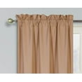thumbnail image 3 of 1 Hunter Green Single Panel Solid Foam Lined Blackout Window Curtain Panel Treatment Drape Rod Pocket Size 63" Long R64, 3 of 3