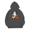 thumbnail image 3 of toraway Chandails en Molleton pour Adolescentes Hiver Mode Décontractée Imprimé Partiel Pull à Capuche Manches Longues m, 3 of 4