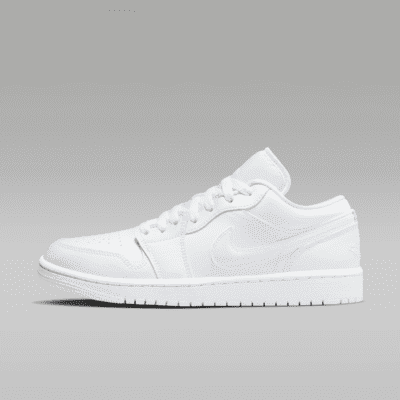 Women's Jordan 1 Low White/White-White (DV0990 111) - 5