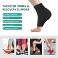 thumbnail image 3 of Welnove Achilles Tendonitis Heel Protector Socks, Achilles Tendon Support Compression Socks, Gel Padded Sleeve for Cushion & Protection of Bursitis, Tenderness, Dry Cracked, 3 of 7