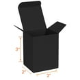 thumbnail image 3 of UCANPACK Black Cardboard Product Boxes 2 x 2 x 3 - 1000 Pack bulk gift boxes Black, 2x2x3 Shipping Boxes - Custom Made in USA, 3 of 7