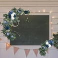 thumbnail image 3 of 2 piezas de arco de boda, decoración floral, corona de recepción de boda, guirnalda de flores Azul, 3 of 8