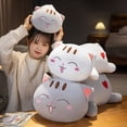 thumbnail image 2 of Juguetes de peluche de gato suave Kawaii para niños y niñas, almohada de gatito blando, muñecos de peluche, regalos de cumpleaños, 45-100CM, 2 of 5