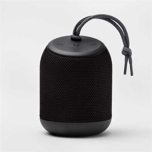 Heyday Cylinder Portable Bluetooth Speaker with Strap Black Walmart