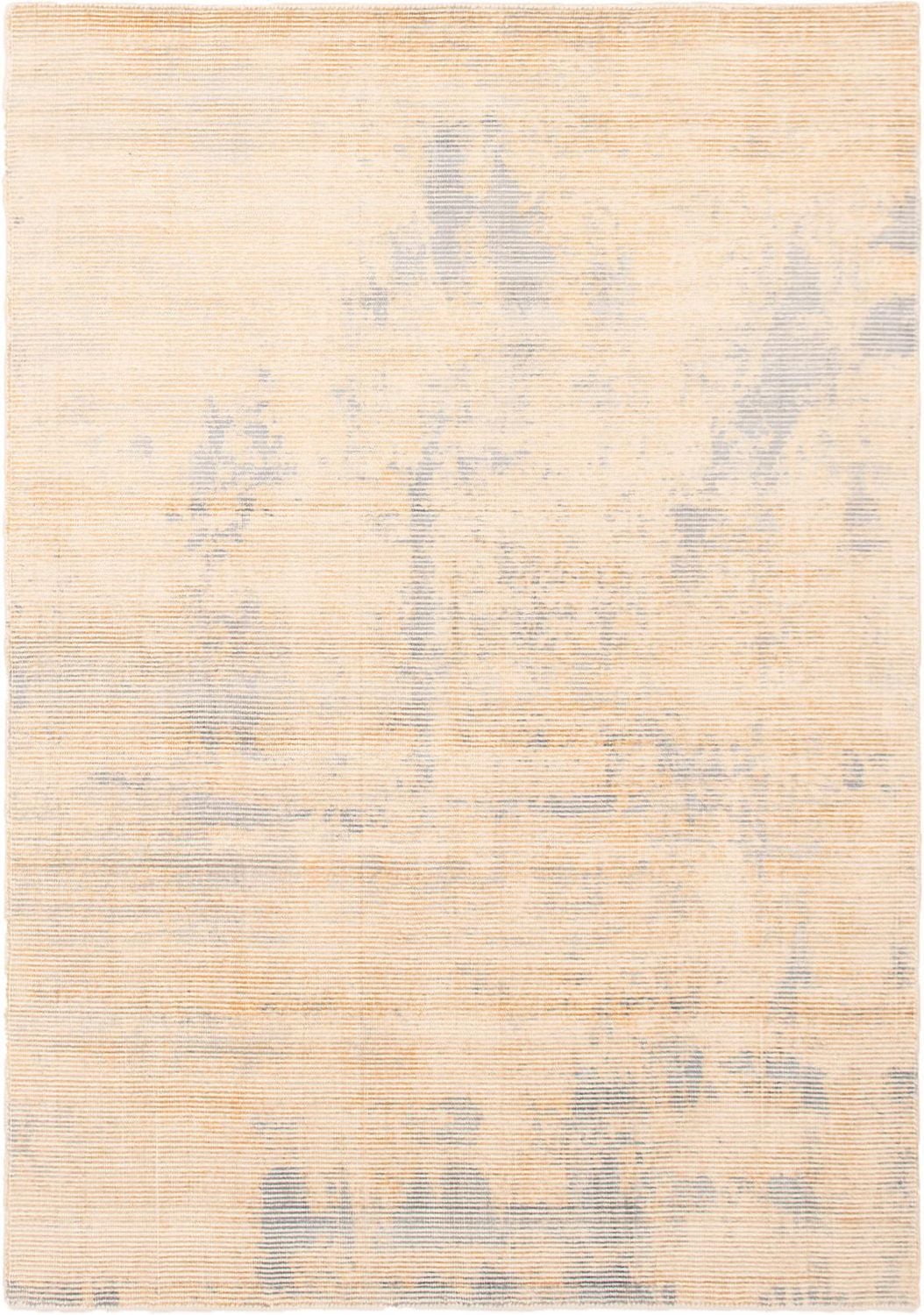 ECARPETGALLERY 5'3" x 7'6" Transitional Galleria Hand-knotted Area Rug for Living Room, Dining Room and Bedroom in Ivory