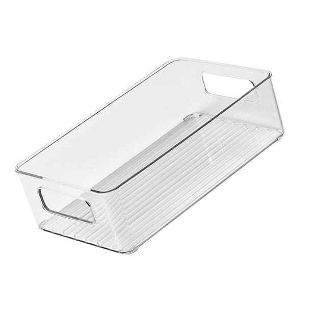 Organizador De Maquillaje A Rayas PET, Caja De Almacenamiento De Maquillaje Transparente De Fácil Limpieza Para Cuidado De La Piel, Accesorios De Joyería