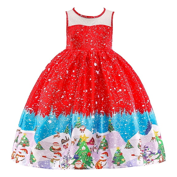 HIPYLO Girls Christmas Dress 10-12 5t Christmas Girls Formal Dresses Size 10-12 Baby Shower Outfit for Guest Baby New Years Outfit Girl Girls Size 5 Clothes New Baby Girl Toddler Dress Up