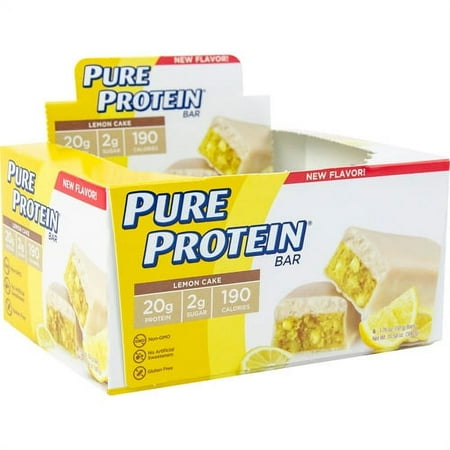 Pure Protein, Lemon Cake, 6 Bars